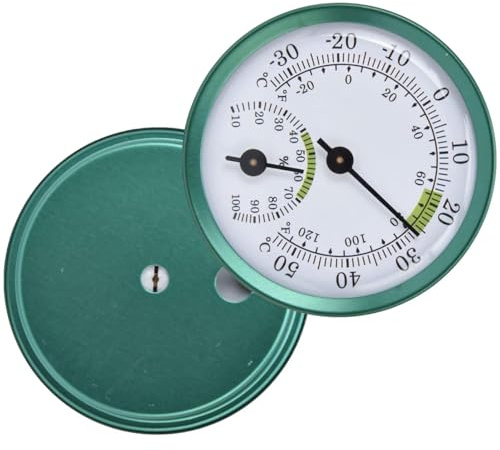 Hygromètre à l'intérieur | Thermomètre Room de 2,24 pouces | Petit thermomètre intérieur hygromètre numérique pour des lectures précises de -30 ° C à 50 ° C à la maison, au bureau et à la se
