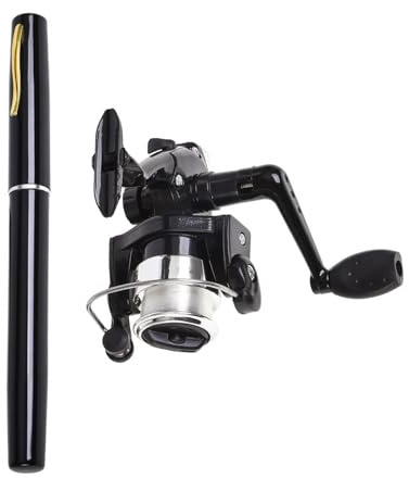 Pocket Telescopic Small Pen Shape Fishing Rod And Reel Set Styles Foldable With Reel Set For Ice Fishing