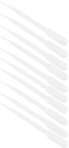 Levemolo Comederos para Camarones y Corales Tubos Largos de Plástico, Sondas de Alimentación Manual 3 Ml, Paquete de 10 Piezas, para Acuarios Marinos y Peces Pequeños