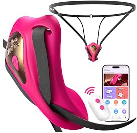 Sexytoysys Coppia Vibratore Con APP Sex Toys,Vibratoreper Donna Professionale con 9 Vibrazione,Sex Toy Vibratore con Telecomando,Vibratoreper Donna Punto G Squirting Indossabile Stimolazione Clitoride