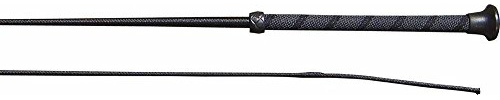 Harry's Horse Women's Dressage Whip with Anti-Slip, 34100195, Womens, Dressurgerte mit Antirutsch-Handgriff, luxuriös schwarz - 120cm, black, 120 cm/M