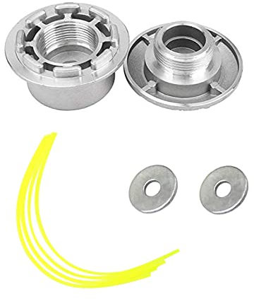 Fadenkopf Motorsense, Aluminium Fadenkopf Rasentrimmer, Aluminium Fadenkopf Rasentrimmer Kopf, Rasentrimmer Kopf Universal, Universal Rasentrimmer Kopf für Motorsense Garten Rasen Terrasse