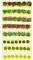 5pcs Touffes de Fleurs et 3pcs Touffes d'herbe Bricolage Miniature Groupe de Fleurs Colorées Auto-adhésif Groupes de Végétation d'herbe pour Décoration de Micro Paysage