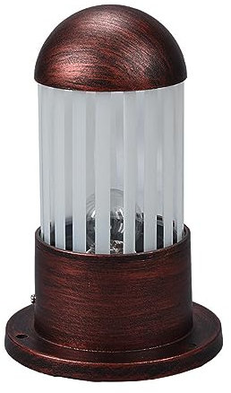 Mengjay Lampe de Pilier Extérieur E27 Moderne, Lampadaire De Jardin Étanche en Aluminium pour Terrasse, Cour et Paysage (A)