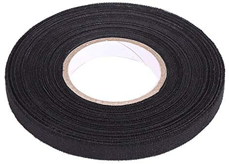 equlup Ruban adhésif pour faisceau de câbles automobiles, Ruban en tissu pour métier à tisser Bande de tissu adhésif résistant à la chaleur Ruban électrique auto-adhésif pour Automobile (9mmx15m)