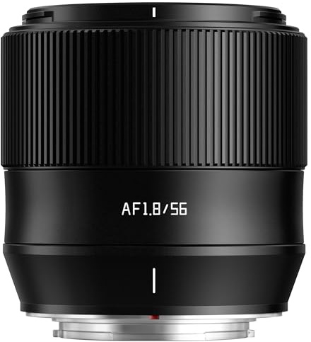 TTArtisan AF 56mm F1.8 Auto Focus Lens APS-C Compatible with Sony E-Mount Mirrorless Cameras A5000 A5100 A6000 A6100 A6300 A6400 A6500 A6600 NEX-3 NEX-3N NEX-3R NEX-5T NEX-5R NEX-5 (Black)