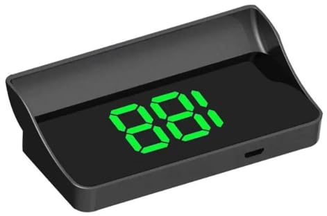 Doxiuyo V9 Affichage Tête Haute de Voiture HUD Affichage du Compteur de Vitesse Projecteur de Pare-Brise/MPH Automobile Pièces Électroniques Générales Accessoires B
