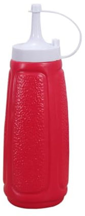 PAMINGONO Bottiglia Per Spremere Salsa e Senape in Plastica Leggera Coperchio Ermetico, Resistente Alle Alte Temperature, Dispenser Portatile Per Condimenti Liquidi, Per Picnic e Cucina Domestica