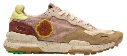 Satorisan - Chacrona Linen - Casual Baskets Homme - Vintage Cuir et Lin Sneakers - Couleur Novel Water - Taille 42 - Confortable et Durable