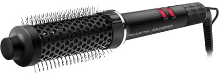 Rowenta x Karl Lagerfeld Powerbrush, Spazzola Termica in Ceramica da 38 mm, Temperatura Regolabile e Generatore di Ioni, per Capelli con Volume Extra, Design Ergonomico e Facilità d'Uso, UB572LE0