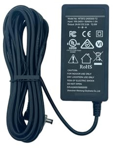 1pc 4m Extension Cord & Adapter For Robot Window Cleaner QHC002/3188/3088 - Anti-Leakage Durable Power Accessory, High-Rise Window Cleaning Solution