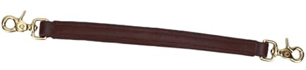 Jectse Sangle de Maintien de Selle Professionnelle en Cuir, Conception de Boucle en Laiton pour Une durabilité Maximale, Idéale pour Les Cavaliers de Niveaux de Compétence (Brown)