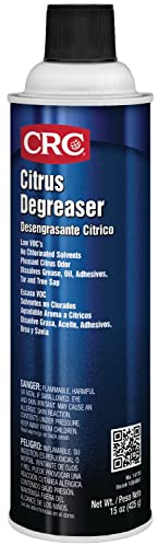 CRC Citrus Degreaser 14170 – 15 Wt Oz., Heavy Duty Citrus Degreaser For Removing Grease and Oil