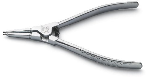 Hazet 1846C-2 Pinza per Anelli di Sicurezza, Argento, Lunghezza 180 mm