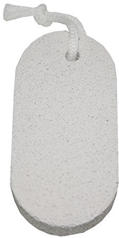Bimsstein Massagestein Hornhautentfernung Fussmassage Fußpflege Oval Grau (0015)