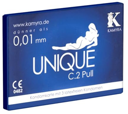 Kamyra Unique Pull : 3 Préservatifs sans latex en étui discret
