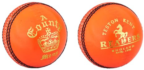 Readers - Palla da cricket unisex County, arancione, da uomo