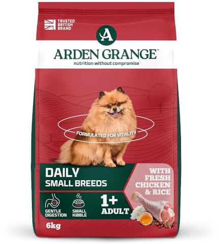 Arden Grange Mini Adult Dry Dog Food with Fresh Chicken and Rice, 6 kg