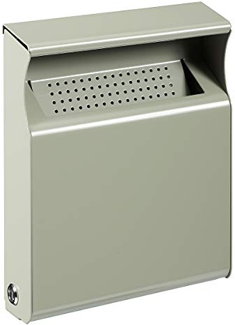 ROSSIGNOL Kopa Wandascher 2L aus pulverbeschichtetem Stahl mit UV-Absorber, Farbe:Zementgrau