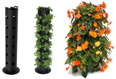 Flower Tower®, Blumenturm, Pflanzenturm, Blumensäule 85 cm hoch