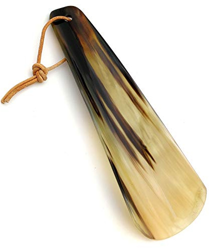 5MOONSUN5 Shoe Horn Made with Real Horn Handmade. Home or Travel Use. Shoehorn for Men or Women Shoes & Boots Natural Horn Shoehorn NOT A Cheap Plastic. Best Gift Idea. (7'')