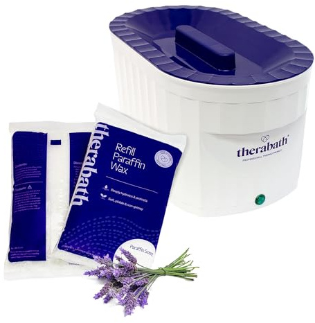 Therabath Professional Thermotherapy Paraffin Bath - Arthritis Treatment Relieves Muscle Stiffness - for Hands, Feet, Face and Body - 6 lbs Lavender Harmony