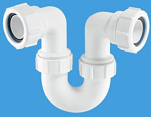 Mcalpine 2 50mm Running 'P' Tubular Trap 75mm Seal SG10