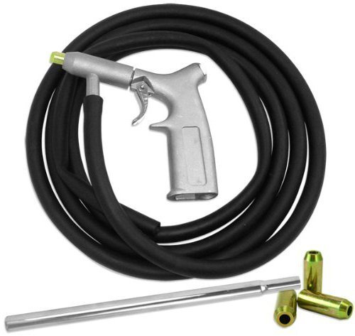 8 PC AIR SANDBLASTER GUN KIT Gun Tubes Pick Up Sand Blaster 1/4 Air Nozzles