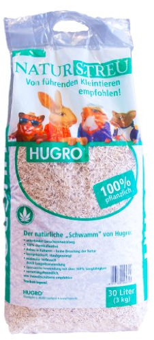 Hugro Hanfeinstreu | 30 Liter Kleintierstreu