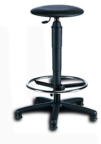 Topstar 72260 D10T Drehhocker TEC 60 Skai Counter, schwarz