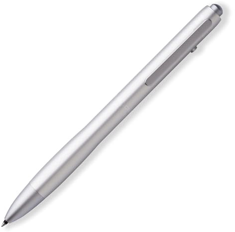STAEDTLER Multi Function Avant Grade Cool Silver, Red Ink Ballpoint Pen Plus 0.5mm Mechanical Pencil (927AG-S)