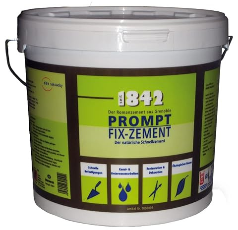 Natürlicher Schnellzement, Prompt, 7,5 kg, im Eimer