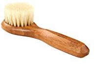Facial Cleansing Brush - Natural Bristle Wood Handle