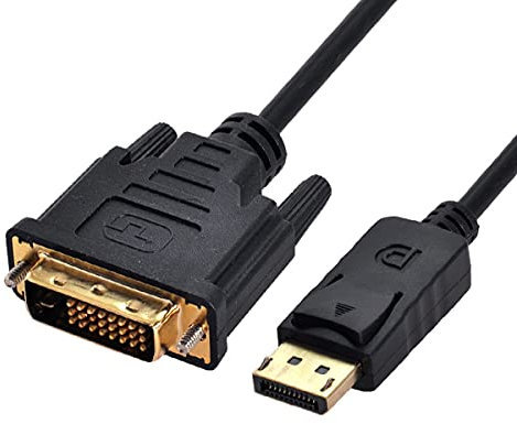 Cablecc DisplayPort DP Male Source to DVI Male Single Link Video 1080p 60hz Cable 6ft 1.8m for DVI Monitor