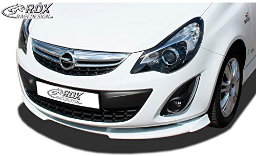 RDX Racedesign Spoiler avant Vario-X compatible avec Opel Corsa D Facelift 2010-2014 (PU)