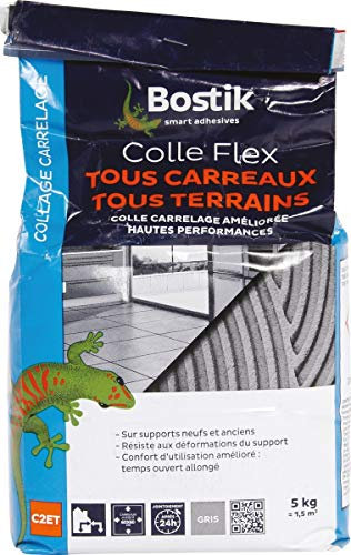 Bostik - Colle Tous Carreaux sans Poussière / 5 - Gris