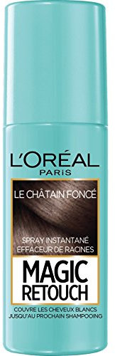 Spray Magic Retouch para retoque de raíz instantáneo, castaño, 75 ml, de L 'Oréal Paris