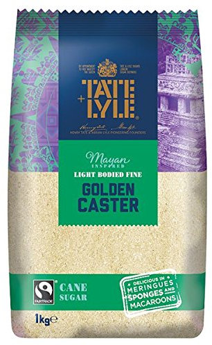 ( 10 Pack ) Tate & Lyle Fairtrade Golden Caster Cane Sugar 1kg