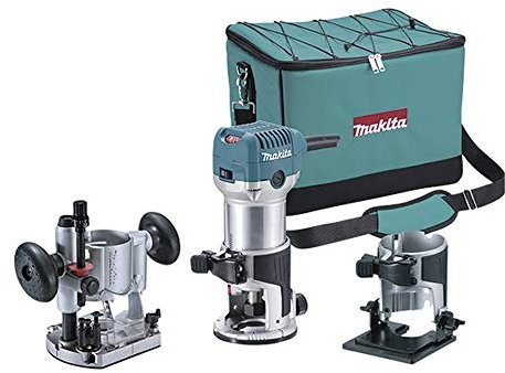 Makita RT0700CX2/2 240V Router/Trimmer Includes Tilt and Plunge Bases