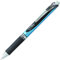 Pentel Gel-Tintenroller EnerGel BLN75-A mit Druckmechanik und Nadelspitze ,schwarz, 12 stuck
