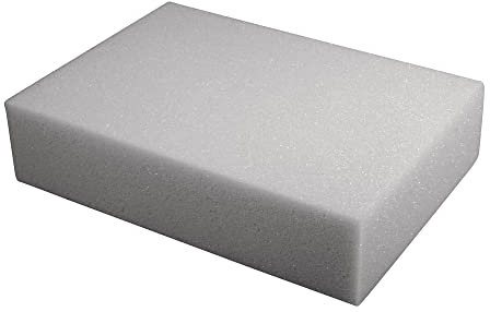 Rayher 53565000 Schaumstoff-Zuschnitt z. Trockenfilzen, 210x148x50mm, Grau