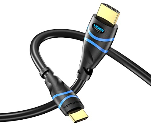 BlueRigger Mini HDMI to HDMI Cable (3M, 4K 60Hz HDR, Bidirectional High Speed HDMI 2.0 Cord, Ethernet, Audio Return) - Compatible with DSLR Camera, Camcorder, Graphics/Video Card, Raspberry Pi Zero W
