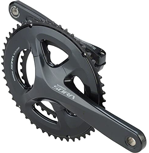 Shimano Sora FC-R3000 Crankset - 170mm, 9-Speed, 50/34t, 110 Asymmetric BCD, Hollowtech II Spindle Interface, Gray