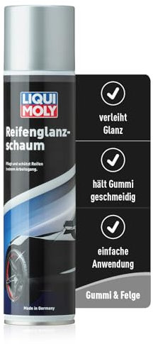 LIQUI MOLY Reifenglanzschaum | 400 ml | Autopflege | Lackpflege | Art.-Nr.: 1609