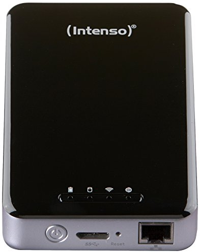 Intenso 6025860 - Disco Duro Externo con WiFi (8 MB caché, USB 3.0, 2.5, 1 TB) Color Negro