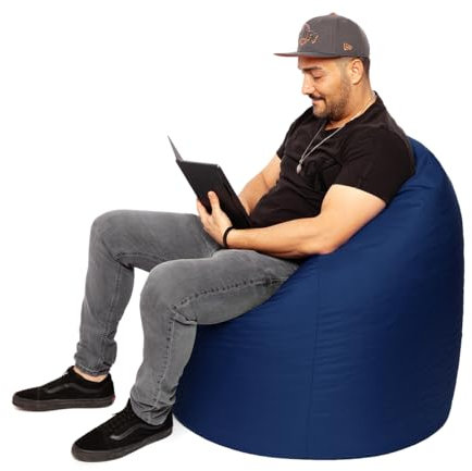 patchhome Saco de Asiento gota forma para in & outdoor XL 300 litros – Con relleno de poliestireno en 25 Varios. Colores y 3 Tamaños