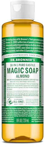 Dr. Bronner's Savon liquide Amande Pure Castille Bio 237 ml