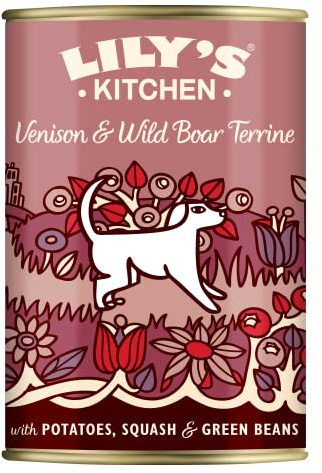Lily's Kitchen Venison And Wild Boar Terrine Dog Food 400g