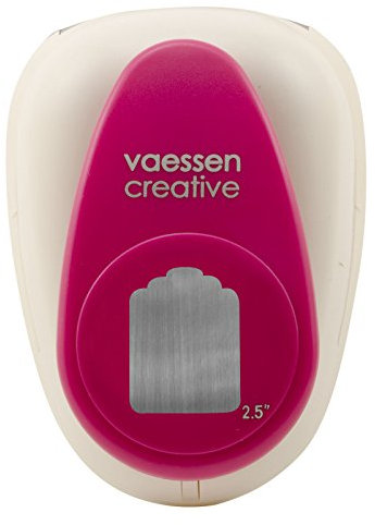 Vaessen Creative Craft Paper Punch - Label - 3,8 x 5,7 cm - Circle Cutter for Crafting and Card Making