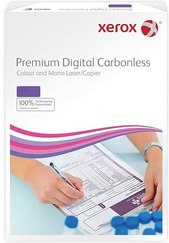 Xerox Carbonless - Papel autocopiativo prealzado Blanco y Amarillo 80 g/m² A4 - Juego de 250 hojas